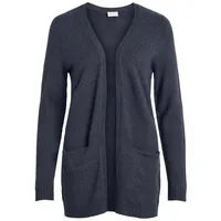 VILA Ril Open Pullover Total Eclipse / Detail Melange