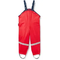 Playshoes Regenhose Fleece-Trägerhose Rot 140