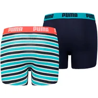 Puma Boxershorts JUNGEN BASIC BOXER Printed Stripes 2P in
