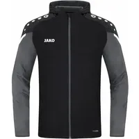 Jako Performance Kapuzenjacke Herren schwarz/anthra light XXL
