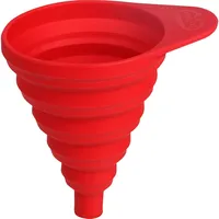 Dr. Oetker Flexxible Silikon-Trichter faltbar rot 8 cm