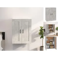 VidaXL Hängeschrank Betongrau 69,5x32,5x90 cm