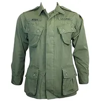 Mil-Tec Herren Jungle M65 Jacke, Oliv, XL