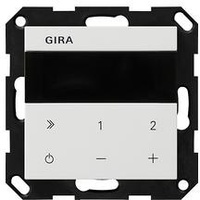 Gira 232027 UP-Radio IP System 55 Reinweiß seidenmatt