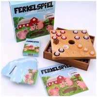 Rombol Ferkelspiel Premium - lustiges Würfelspiel für die ganze