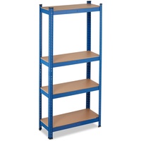 Relaxdays Schwerlastregal, bis 700 kg, HxBxT: 150x70x30 cm, 4