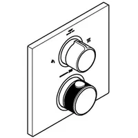 Grohe Allure Thermostat-Brausebatterie mit 2-Wege-Umstellung warm sunset gebürstet (29181DL2)