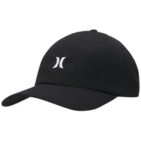 Hurley Mom Iconic Hat Caps, Reines Platinium/Schwarz, Einheitsgröße