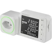 VOLTCRAFT SEM5000 CH Energiekosten-Messgerät Kostenprognose, Alarmfunktion, Stromtarif einstellbar, Datenloggerfunktion