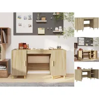 VidaXL Schreibtisch Sonoma Eiche braun