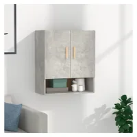 VidaXL Wandschrank Betongrau 60x31x70 cm Holzwerkstoff Vidaxl
