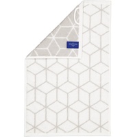 Villeroy & Boch Handtuch 1er Pack 'Handtuch Carré' Weiß/Hellgrau
