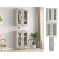 VidaXL Hängeschrank Betongrau 69,5x34x90 cm