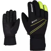Ziener Gunar Gtx glove ski, black.poison Yellow 9.5