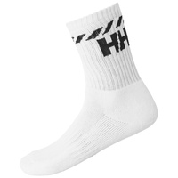 HELLY HANSEN Unisex Baumwolle Sport Socken 3Pk, white (001)