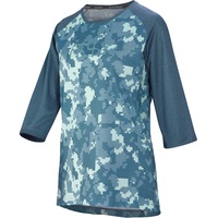 IXS Carve Women Jersey Marine camo 36 Unterhemd, blau