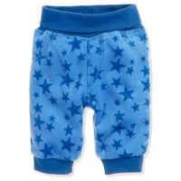 Playshoes Unisex Kinder Fleece-pumphose Baby-Hose, Blau Sterne, 86 EU