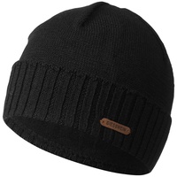Giesswein Herren Wildgrat Strickm tze, Schwarz (Schwarz 022), Einheitsgröße