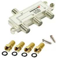 Premium X Switch 3-fach Verteiler 5-2400 MHz SAT Umschalter