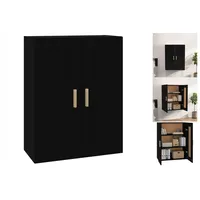 VidaXL Wandschrank Schwarz 69,5x32,5x90 cm Holzwerkstoff