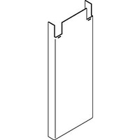 Hewi System 900 Abdeckung 68001DX Edelstahl pulverbeschichtet weiß tiefmatt