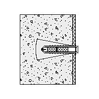 Hewi Klappsitz-Befestigung 801/805 Porenbeton P2)