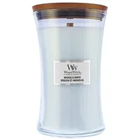 Woodwick Magnolia Birch Kerze