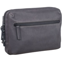 LEONHARD HEYDEN Den Haag Gürteltasche Leder 22 cm grau