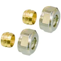 OVENTROP Klemmringverschraubung Ofix CEP 15mm, 2-fa., MS vern., für