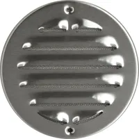 Upmann Wetterschutzgitter zum Schrauben Lüftungsgitter rund 150 mm Edelstahl