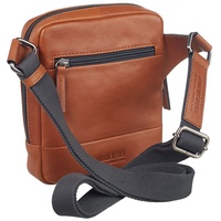 LEONHARD HEYDEN Hamburg Umhängetasche Leder 16 cm | Hellbraun