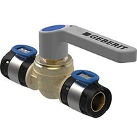 Geberit FlowFit Kugelhahn mit Betätigungshebel