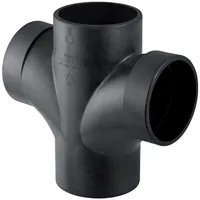 Geberit Silent-db20 DoppelabzweigMAXDN100/100 Innenradius 88,5/180 Grad 310102141 DN 100,
