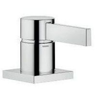 Dornbracht Einhebelmischer MEM mit eckiger Rosette, chrom