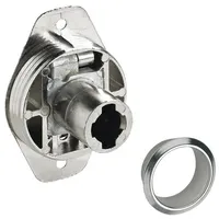 Hettich PRESTIGE 2000 Zylinder Druckschloss, ø18, Stahl vernickelt