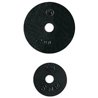 Haas + Sohn HAAS Oha Qualitäts-Wasserhahnscheibe 3514 14x4x4mm, schwarz