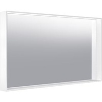 Keuco X-Line Lichtspiegel 33298143500 Trüffel, 1200x700x105mm, LED-Beleuchtung und Spiegelheizung