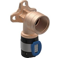 Geberit FlowFit Anschlusswinkel 90 Grad, bleifreier Rotguss (CuSn4Zn2PS), d