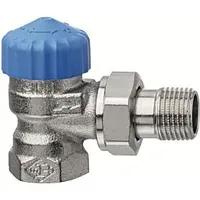 HEIMEIER Thermostat-Ventilunterteil mit geringem Widerstand, Eckform, dn 10