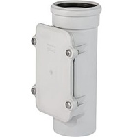 Ostendorf SKOLAN safe SKOLANsafe-Reinigungsrohr 336600 DN/OD 135, eckig, mit