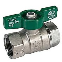 OPAL Giacomini Kugelhahn 3/4" R251W Schwermodel mit Flügelgriff, Messing