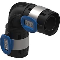 Geberit FlowFit Bogen 90 Grad, Außendurchmesser 16mm