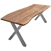 Sam möbel gmbh SAM® Esstisch Baumkante massiv Akazie natur
