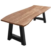 Sam möbel gmbh SAM® Esstisch Baumkante massiv Akazie Natur