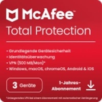 McAfee Total Protection | 3 Geräte | Download &