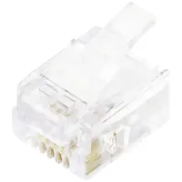 TRU Components TC-10336036 Modularstecker Stecker, gerade Polzahl Sensoren 6P4C