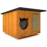 QLS Katzenhaus 56x47 cm Katzenhütte Höhle Outdoor für draußen