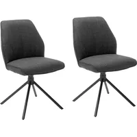 MCA Furniture Esszimmerstuhl drehbar Pemba , grau , Maße