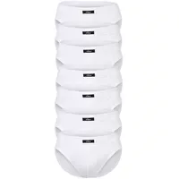 S.Oliver Slip unifarben Weiß S 7er Pack