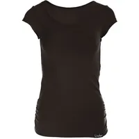 Winshape Damen Fitness Freizeit Yoga Pilates Wtr4 Kurzarmshirt, Schwarz,